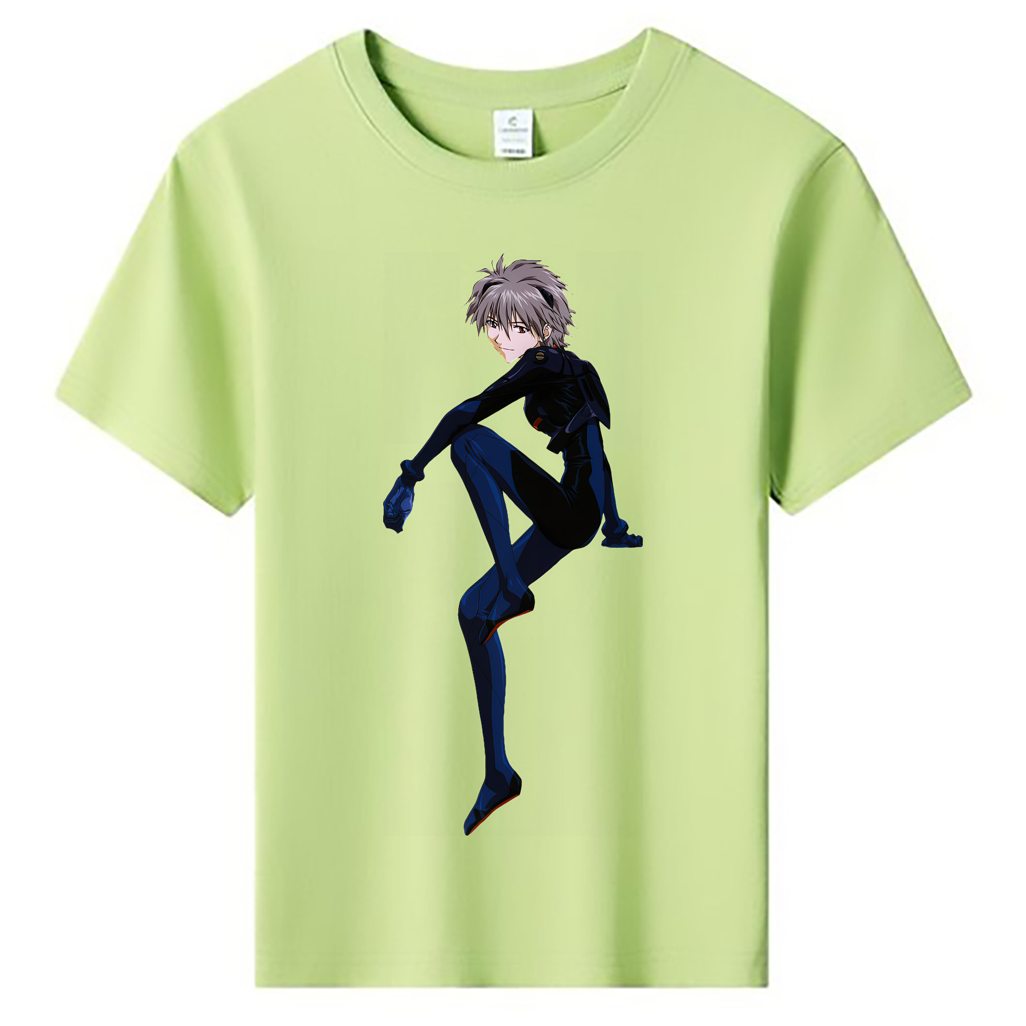 （画像用） EVA 新世紀エヴァンゲリオン 綿100％キッズTシャツ（フロントプリント）